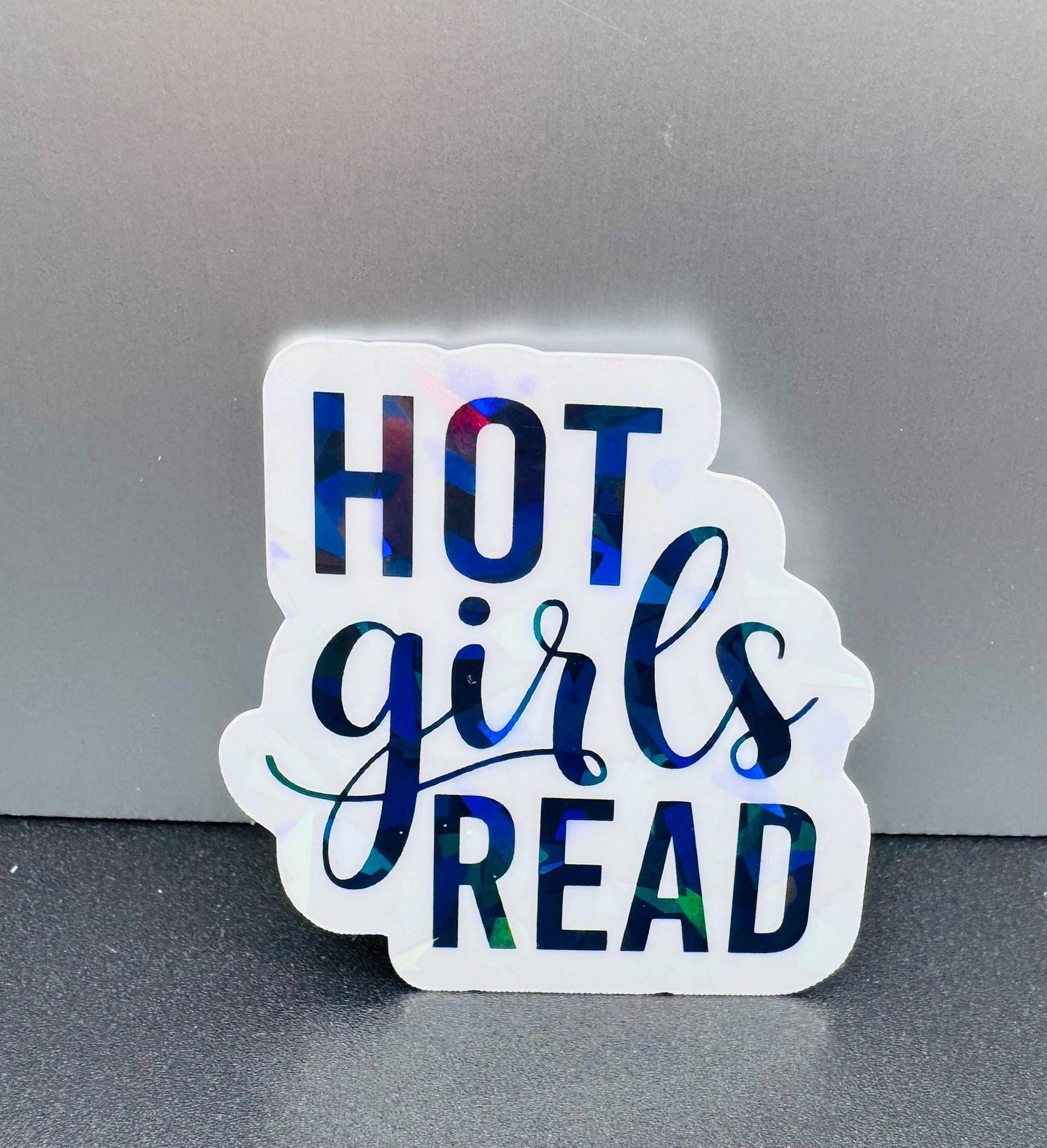 Hot Girls Read Sticker, BookTok Vinyl Decal