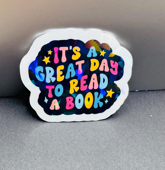 Book Lover Sticker - Waterproof Vinyl Decal for Kindle, Laptop