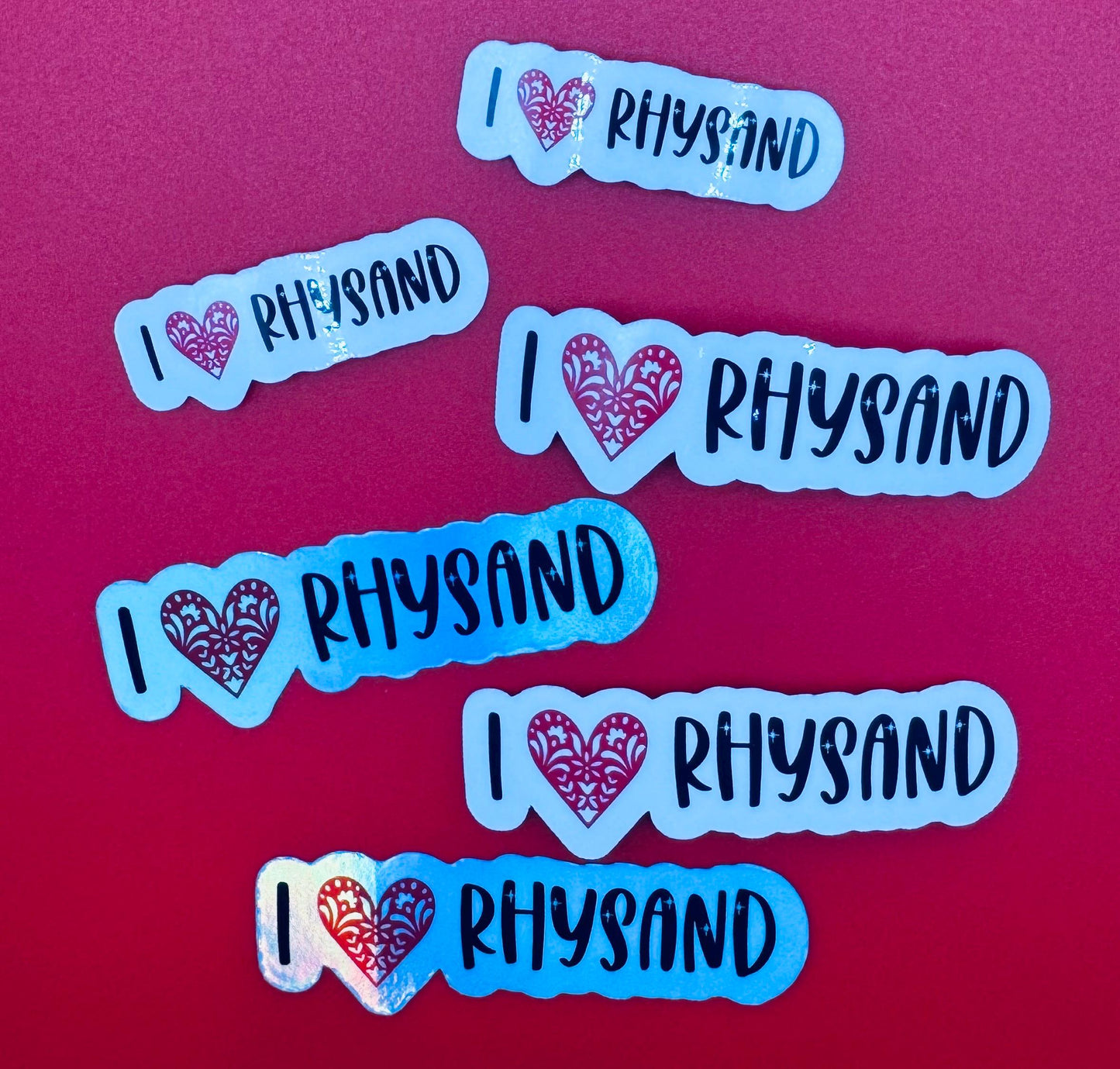 I Love Rhysand Sticker - Waterproof ACOTAR Vinyl Decal