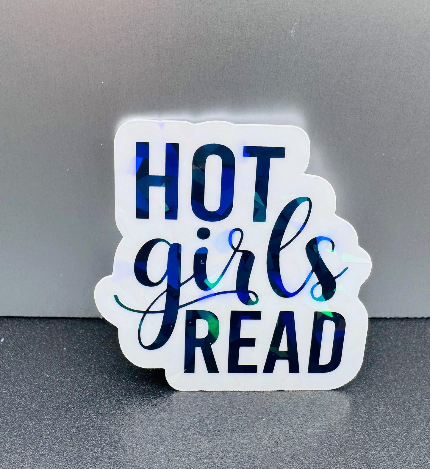 Hot Girls Read Sticker, BookTok Vinyl Decal