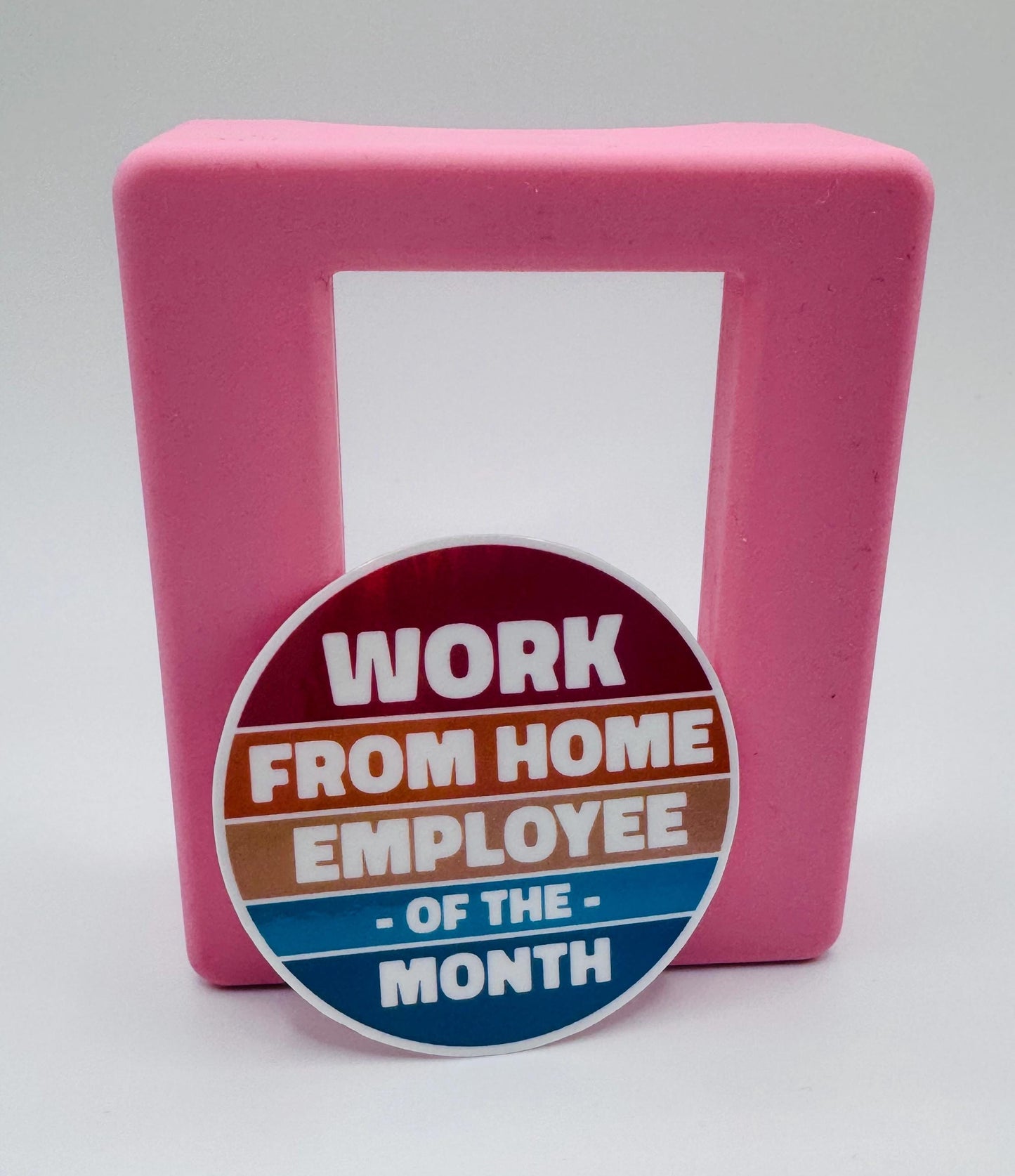 WFH Employee of the Month Sticker – Funny Remote Work Vinyl Decal