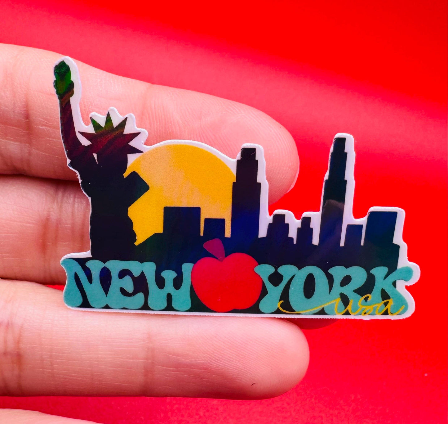 NYC Skyline Sticker | New York City, Travel, Laptop Decal