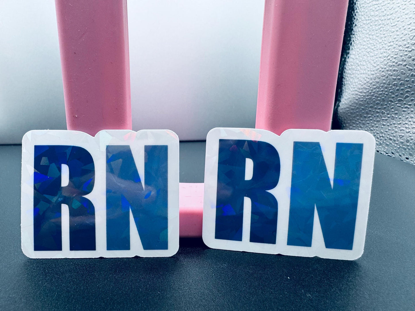 Personalized RN Vinyl Decal: Custom Nurse Name Sticker