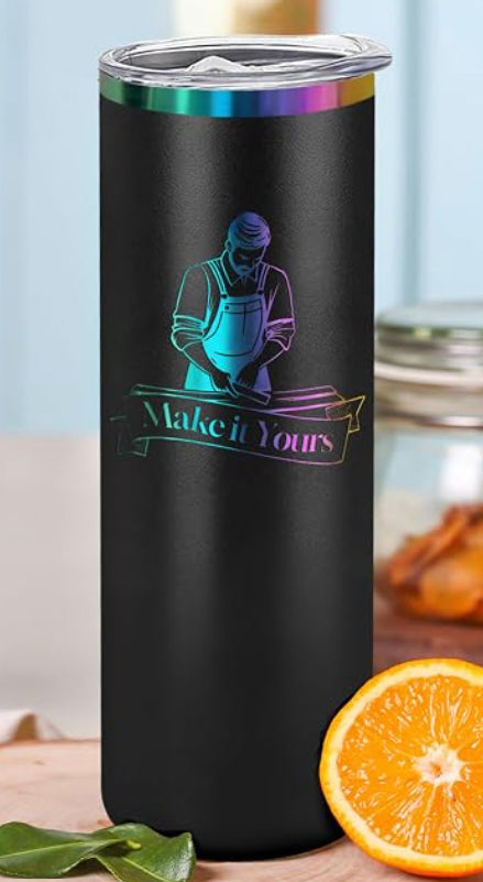 First 3 free - Custom Iridescent Slim Tumbler