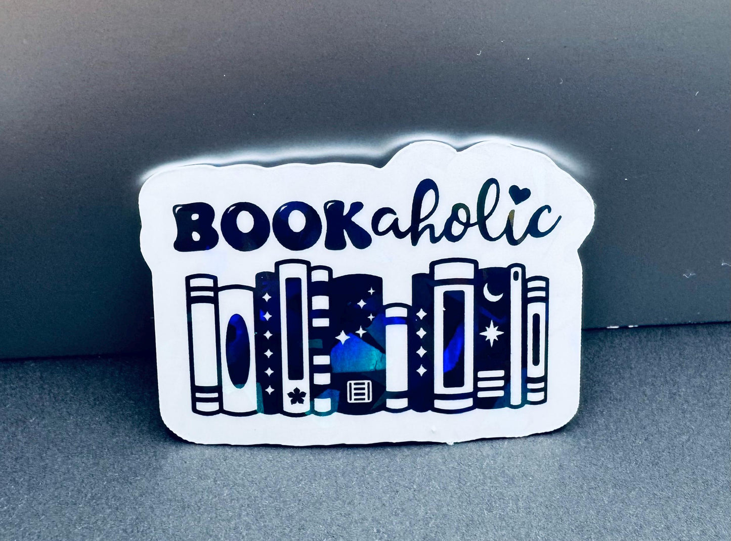 Bookaholic Sticker: Waterproof Vinyl Decal for Book Lovers