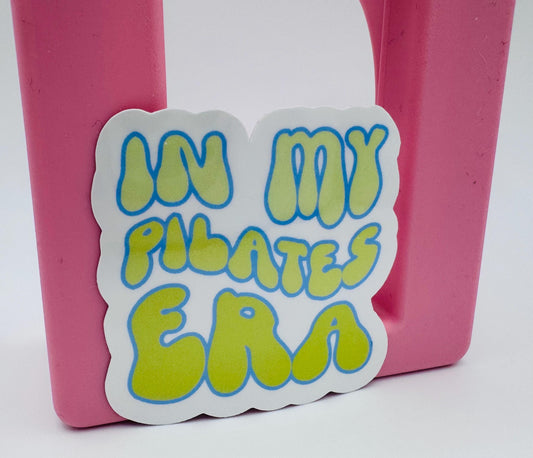 In My Pilates Era Sticker, Waterproof Vinyl Decal