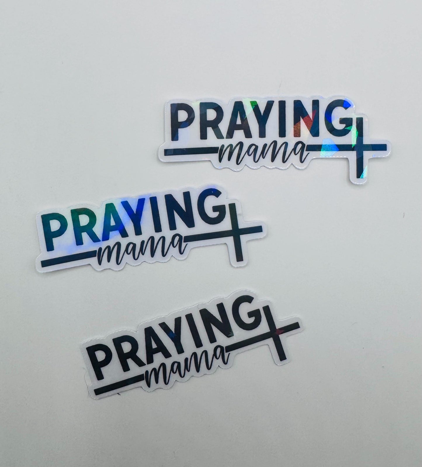 Praying Mama Sticker – Christian Mom Waterproof Vinyl Decal