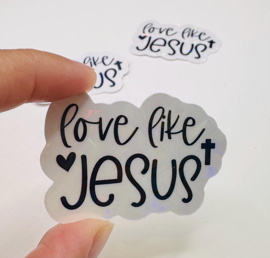 Love Like JesusSticker – Christian Vinyl Decal for Water Bottles, Laptops, Tumblers & More