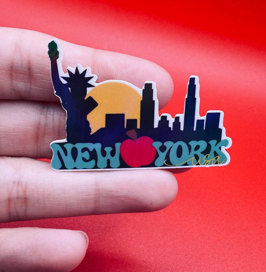 NYC Skyline Sticker | New York City, Travel, Laptop Decal