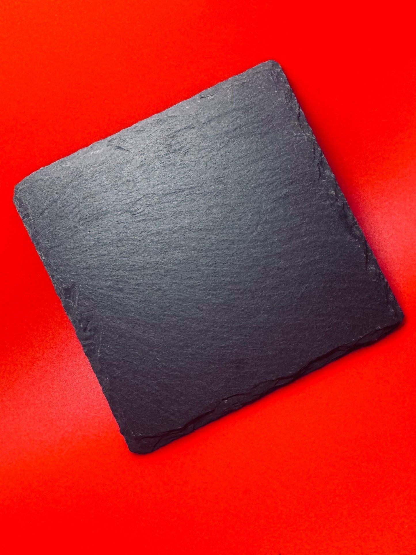 Laser Engraved Slate Coasters – Personalized Rustic Home Decor