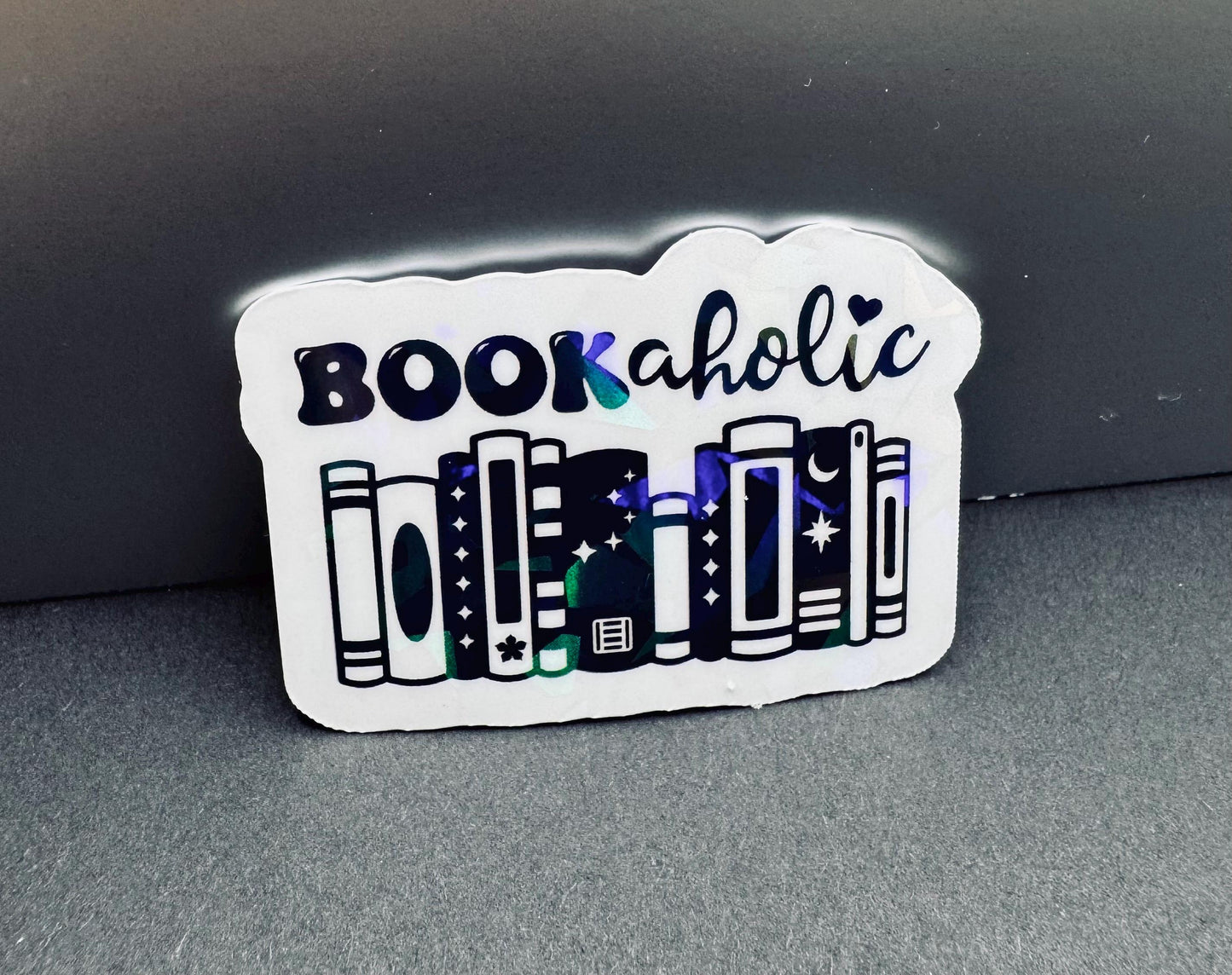 Bookaholic Sticker: Waterproof Vinyl Decal for Book Lovers
