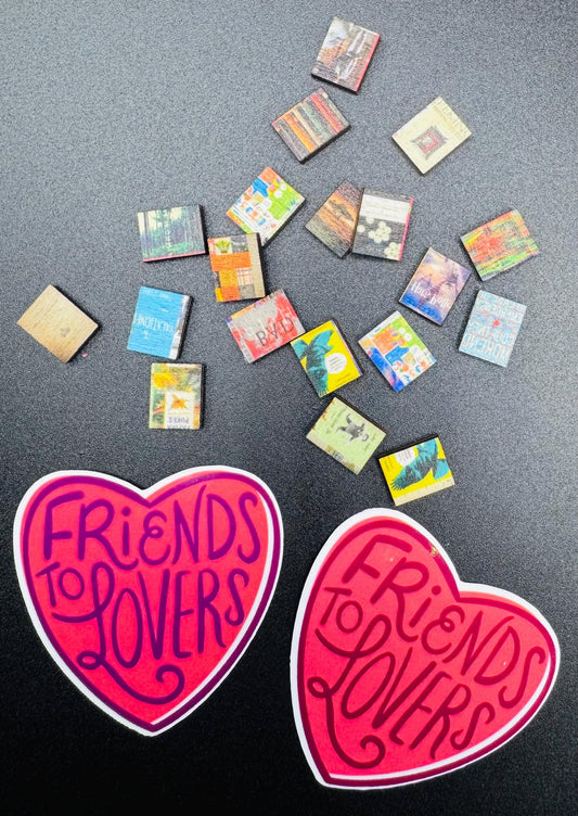 Friends to Lovers Heart Sticker – Romance Trope Book Lover Vinyl Decal