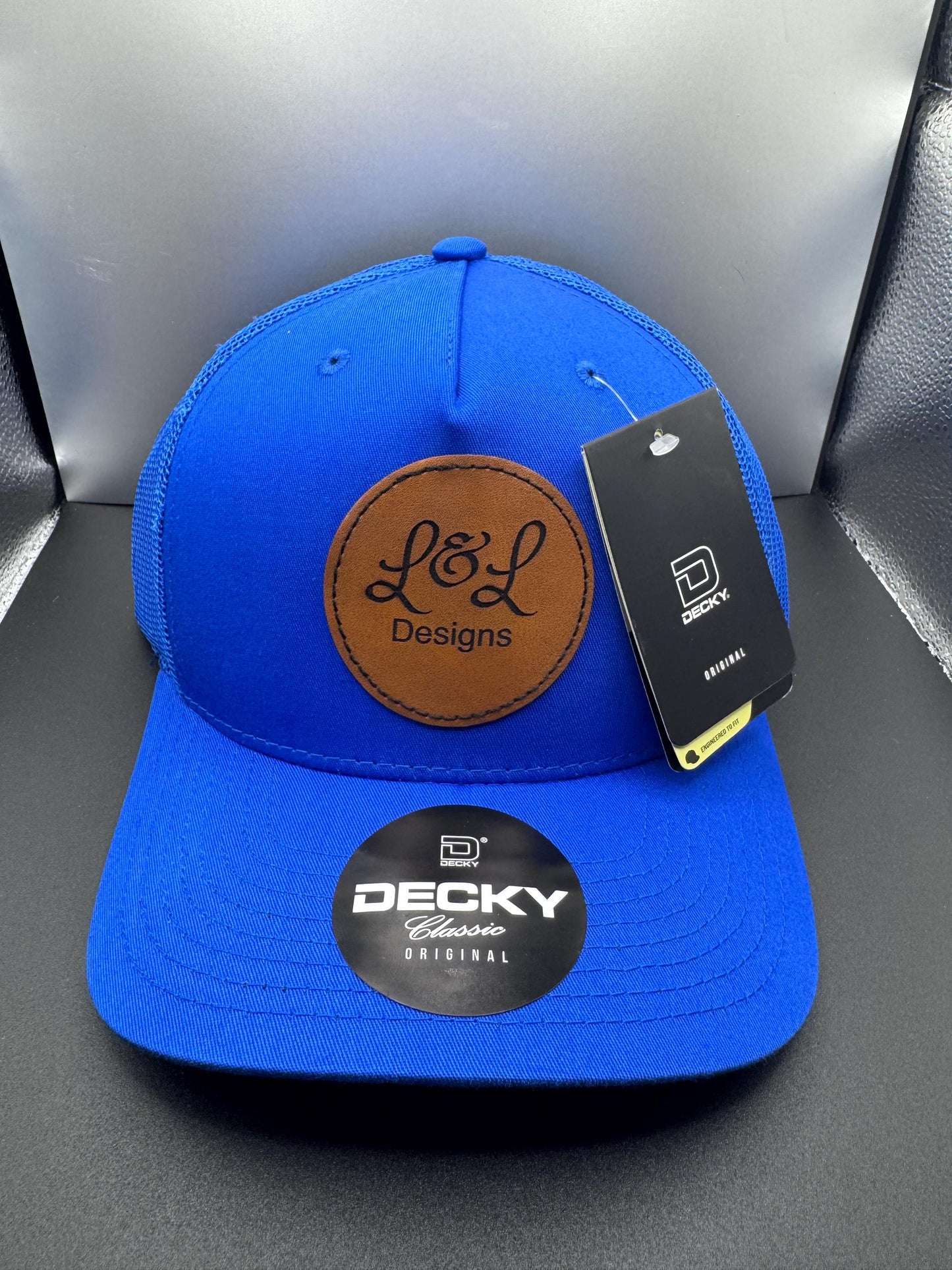Custom Hats with Laser-Engraved Patch – Personalized Leather Patch Hat