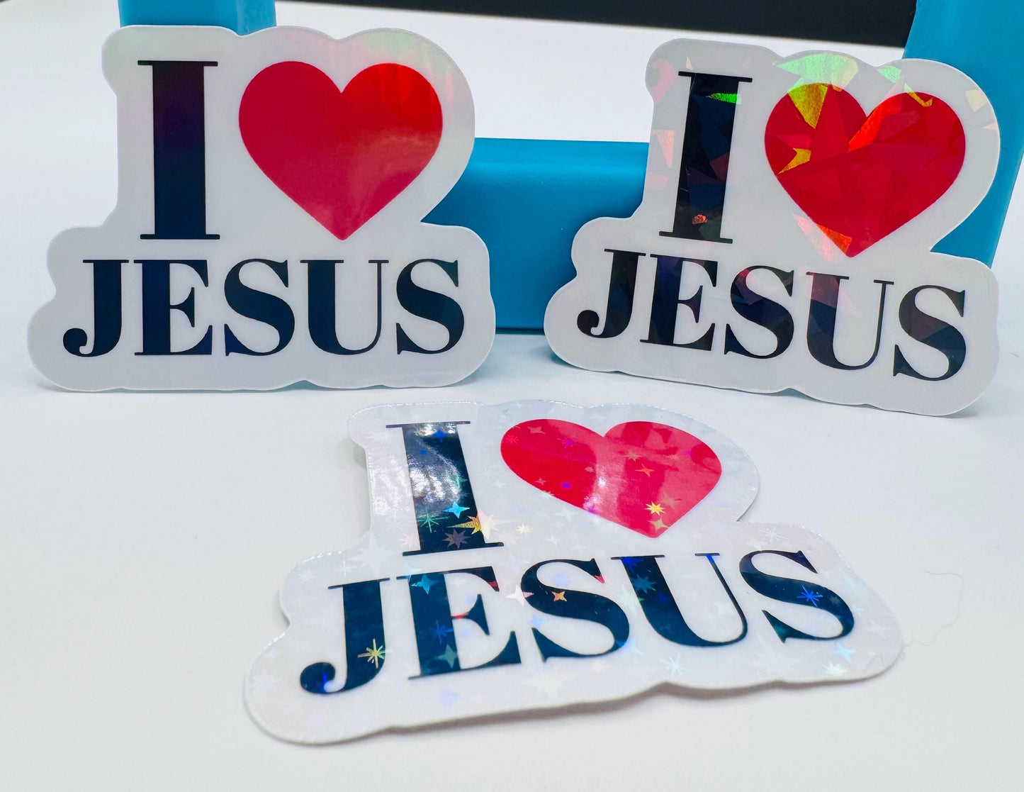 I Love Jesus Sticker: Waterproof Christian Vinyl Decal