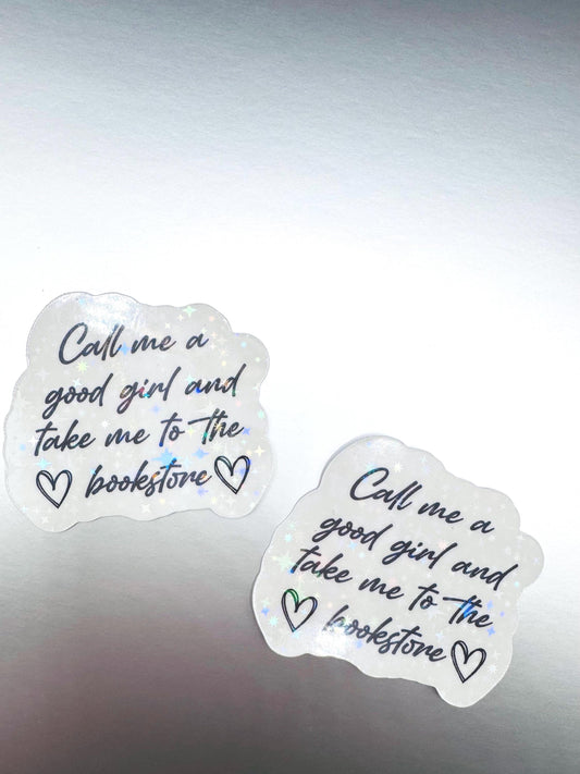 Bookstore Vinyl Sticker – Funny Bookish Quote for Kindle