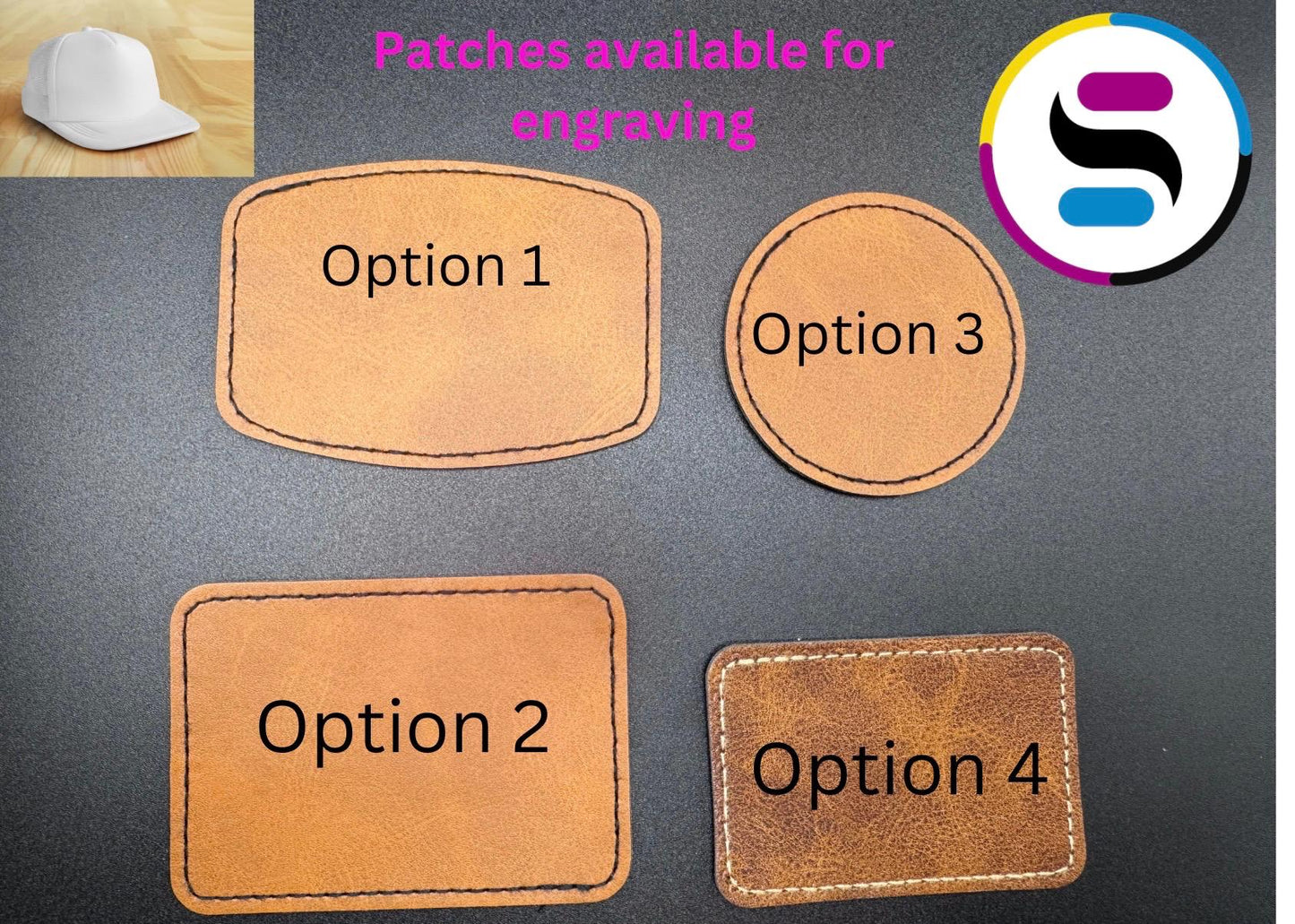 Custom Hats with Laser-Engraved Patch – Personalized Leather Patch Hat
