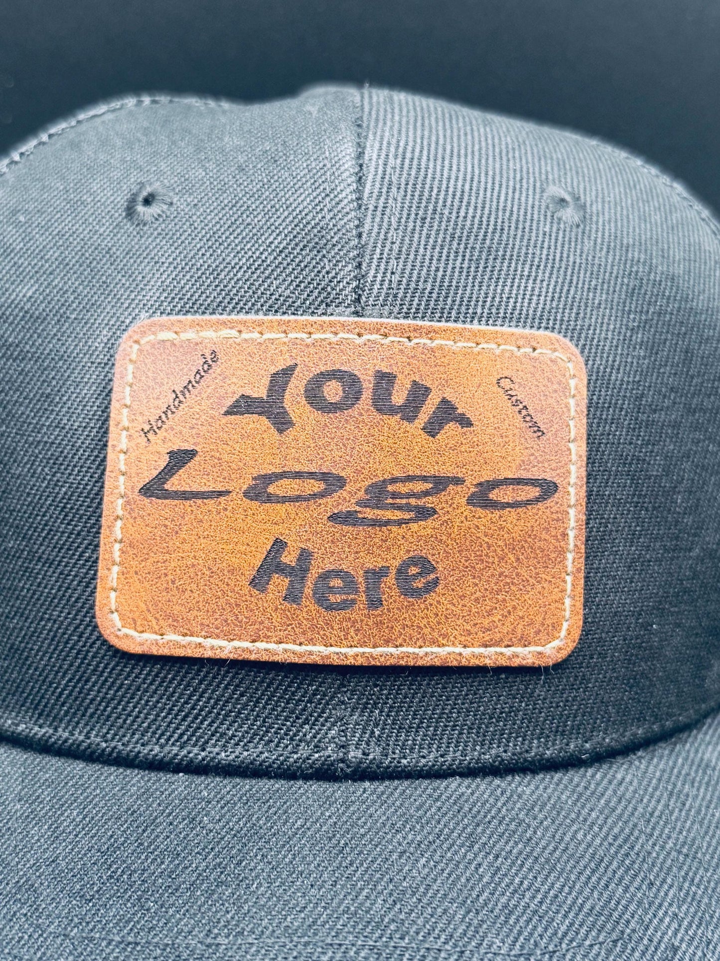 Custom Hats with Laser-Engraved Patch – Personalized Leather Patch Hat